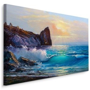 Plátno Skalnaté Pobřeží A Moře Varianta: 100x70