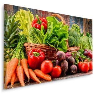 MyBestHome BOX Plátno Košík Čerstvé Zeleniny Varianta: 100x70