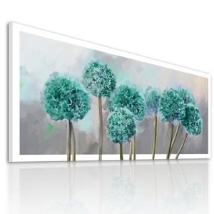 Obraz na plátně GARLIC FLOWER B různé rozměry Ludesign ludesign obrazy: 120x50 cm
