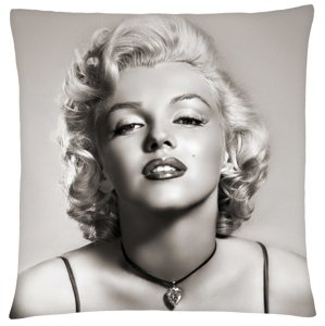 Polštář Marilyn Monroe 04 Mybesthome 40x40 cm Varianta: Povlak na polštář s výplní, 40x40 cm