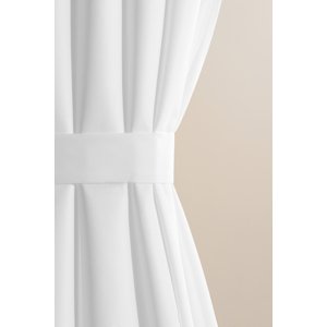 Úvaz - upínač na závěs BEST GARDEN bílá 8x120 cm (cena za 1 kus) MyBestHome