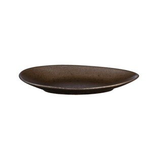 Oválný talíř 24,6 cm CUBA MARONE ASA Selection - hnědý