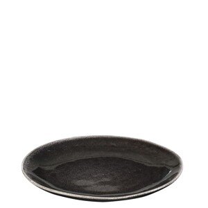 Dezertní talíř 20 cm Broste NORDIC COAL - hnědý