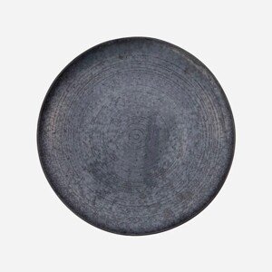 Mělký talíř z kameniny průměr 36 cm PION House Doctor - černá/hnědá
