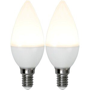 Sada 2 ks LED žárovka E14 25W Star Trading Opaque Basic - bílá