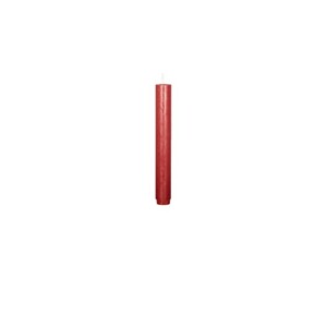 Krátká svíčka průměr 2,6 cm doba hoření 12 h Broste RUSTIC - červená