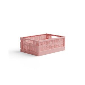 Skládací přepravka midi Made Crate  - candyfloss pink