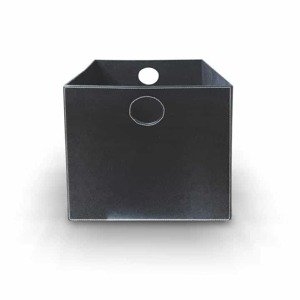 Tempo Kondela Úložný box LEXO - černý + kupón KONDELA10 na okamžitou slevu 3% (kupón uplatníte v košíku)