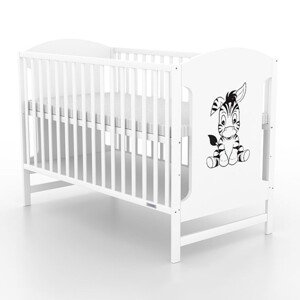NEW BABY Dětská postýlka New Baby MIA Zebra bílá