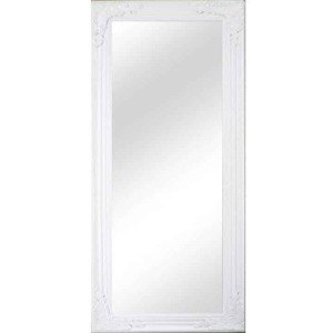 Tempo Kondela Zrcadlo MALKIA TYP 8 - dřevěný rám bílé barvy + kupón KONDELA10 na okamžitou slevu 3% (kupón uplatníte v košíku)