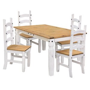 Idea Jídelní stůl + 4 židle CORONA