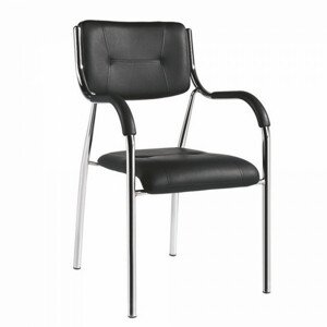 Tempo Kondela Konferenční židle ILHAM - černá + kupón KONDELA10 na okamžitou slevu 3% (kupón uplatníte v košíku)