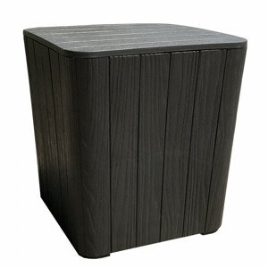 Tempo Kondela Úložný box / příruční stolek IBLIS - černý + kupón KONDELA10 na okamžitou slevu 3% (kupón uplatníte v košíku)