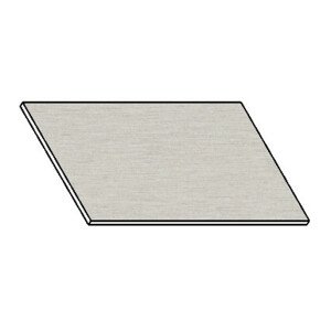Casarredo Kuchyňská pracovní deska 80 cm – aluminium mat