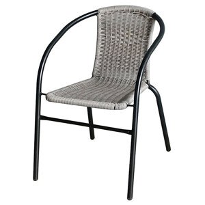 Casarredo Balkonová židle BASILEJ II černá/šedá