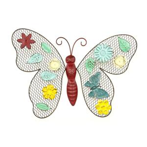 Autronic Nástěnná dekorace - barevný motýl HO4358