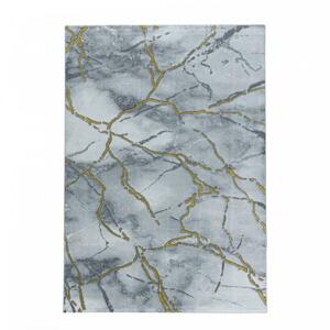 Ayyildiz Kusový koberec Naxos 3815 – žlutá/šedá 140x200 cm
