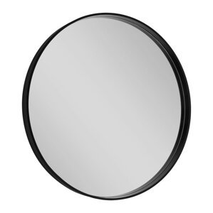 Sapho Notion 70 cm kulaté zrcadlo v rámu bez osvětlení černá mat NT700