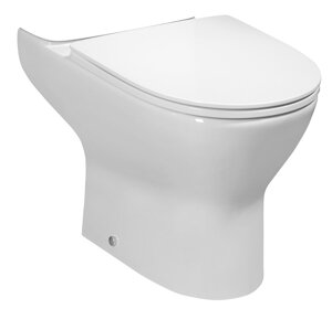 Bruckner Dario RIMLESS WC mísa pro kombi, spodní/zadní odpad, bílá 201.401.4