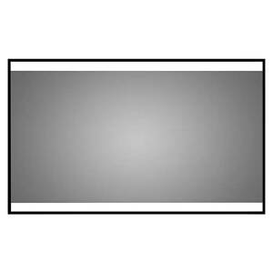 Zrcadlo s LED osvětlením DSK Black Star / 25 W / sklo / hliník / IP24 / 240 V / 1392 lm / neutrální bílá / transparentní/černá