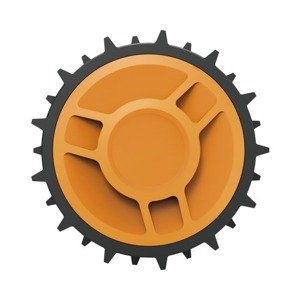 Náhradní kola pro robotické sekačky WORX / 1 pár / ⌀ 20,5 cm / oranžová