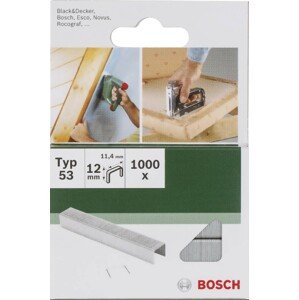 Bosh Spona do sponkovacího kladiva Bosch Typ 53 / 1000 ks / délka 10 mm / stříbrná