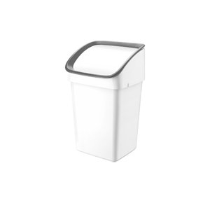 Odpadkový koš Tescoma Clean Kit / 21 l / 51 x 31 x 31 cm / plast / šedá