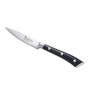 Kuchyňský loupací nůž Masterpro / 8,75 cm / nerez / černá / stříbrná