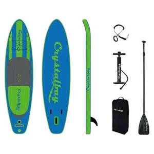 Paddleboard SUP Crystal Bay 285 / 285 × 71 × 12 cm / nosnost 90 kg / zelenomodrá