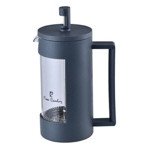 Stlačovací konvice na čaj a kávu Pierre Cardin / 350 ml / sklo / nylon / černá