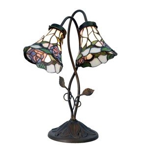Stolní lampa Tiffany Hat - Ø 51*66 cm   Clayre & Eef