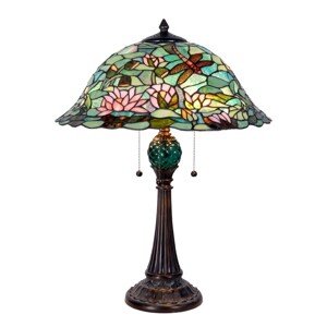 Stojací lampa Tiffany - Ø 35*180 cm / E27 / Max. 1x 60 Watt Clayre & Eef