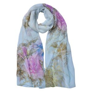 Dámský šátek s barevnými květy - 90*180 cm Clayre & Eef