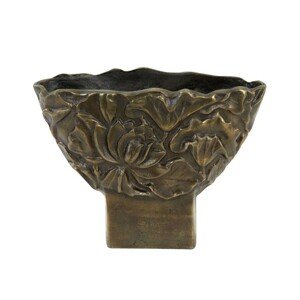 Bronzová antik kovová váza Palesa antique bronze - 34*13*24 cm Light & Living